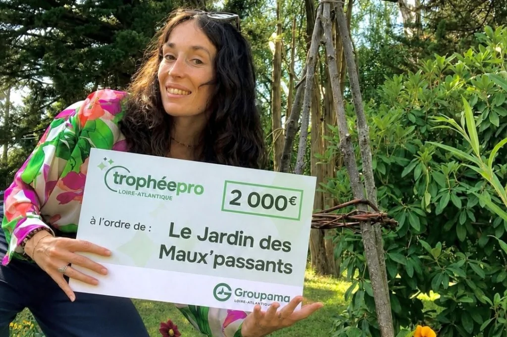2000 € en faveur du Jardin des Maux’passants