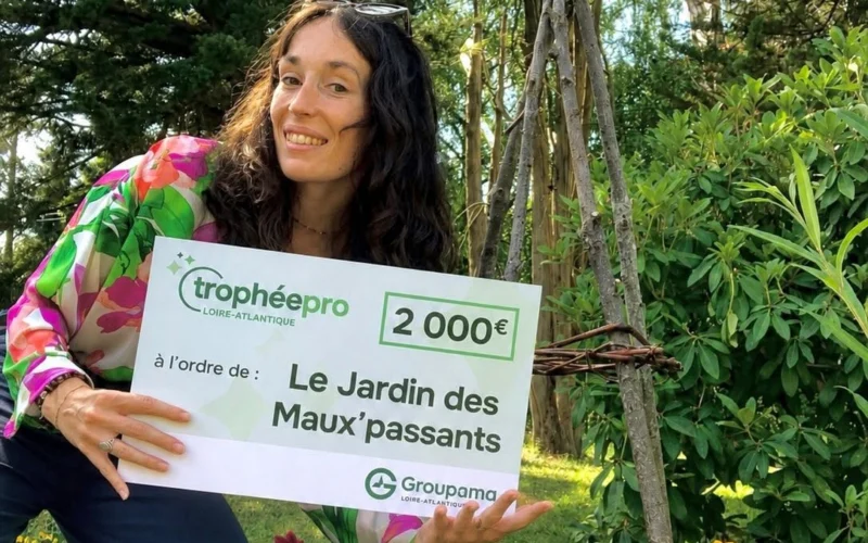 2000 € en faveur du Jardin des Maux’passants